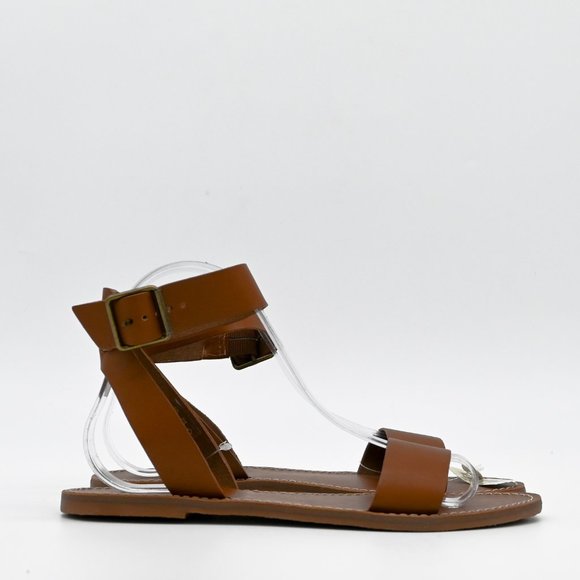 MADEWELL The Boardwalk Ankle-Strap Sandal Brown - Picture 9 of 9